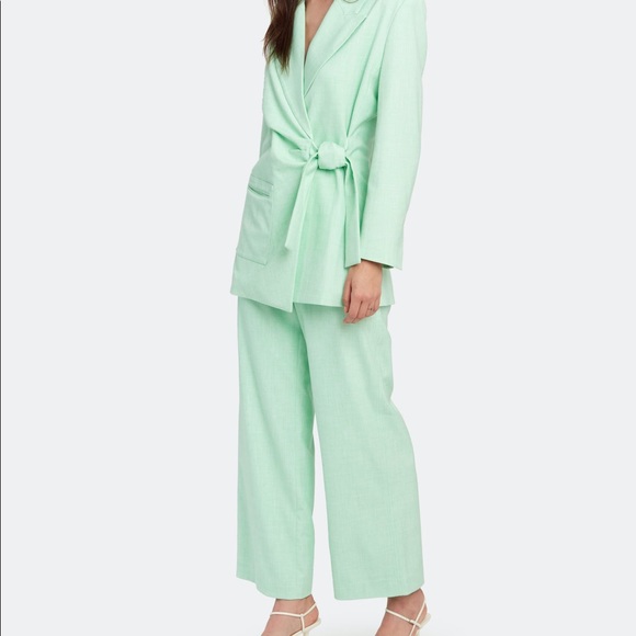 NORR Pants - Lightweight wrap suit: matching blazer and pant set